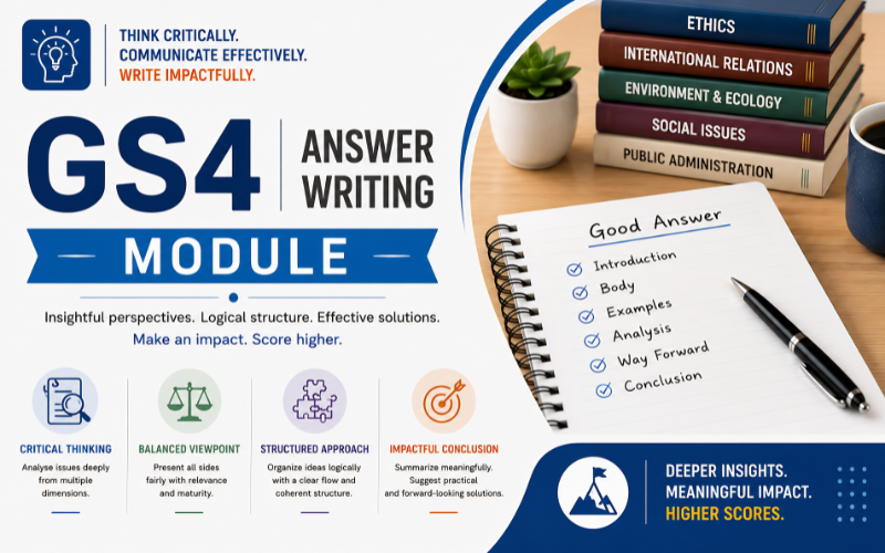 GS4 Answer Writing Foundation Module